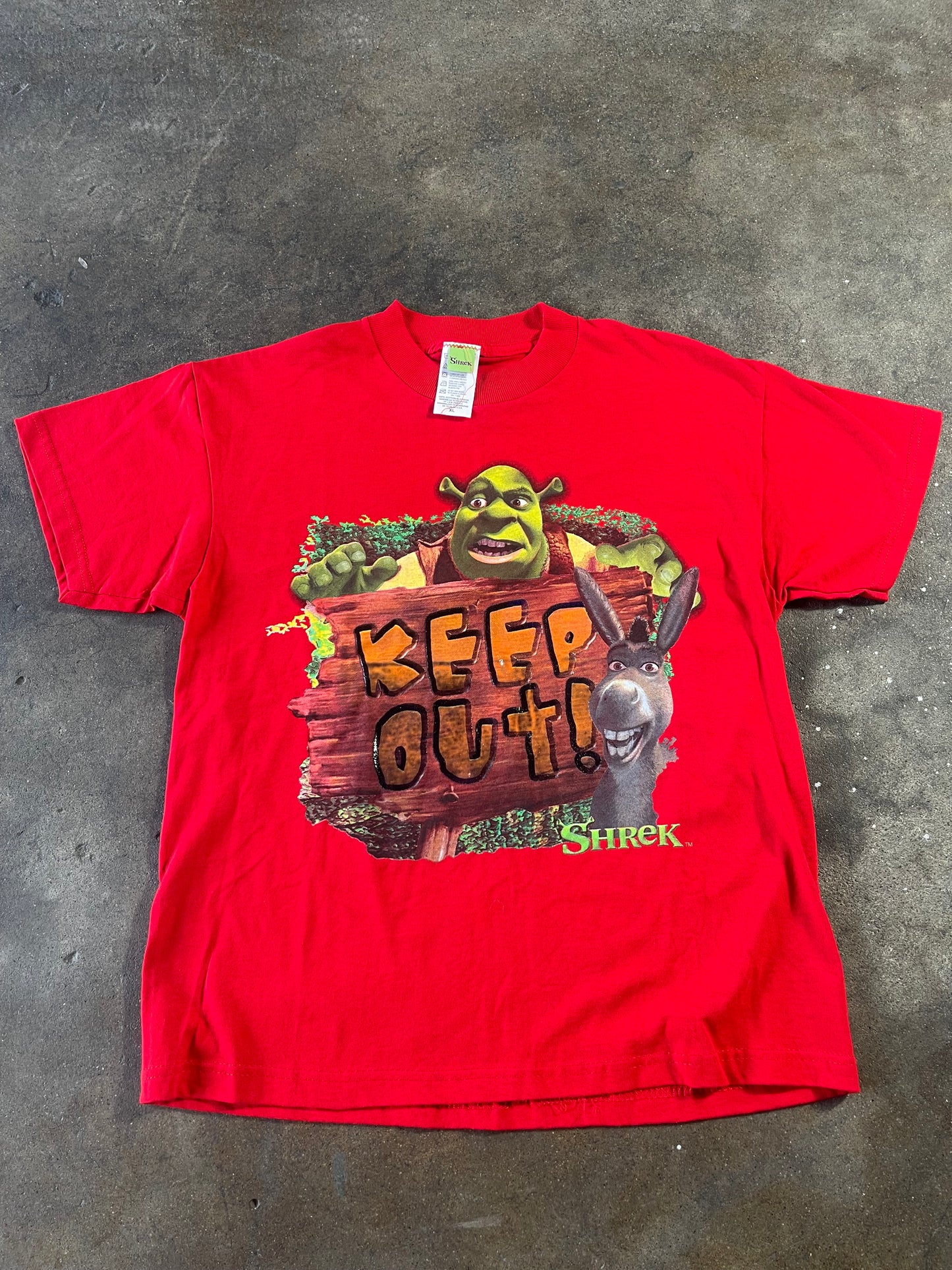 00’s Licensed Shrek Shirt Medium