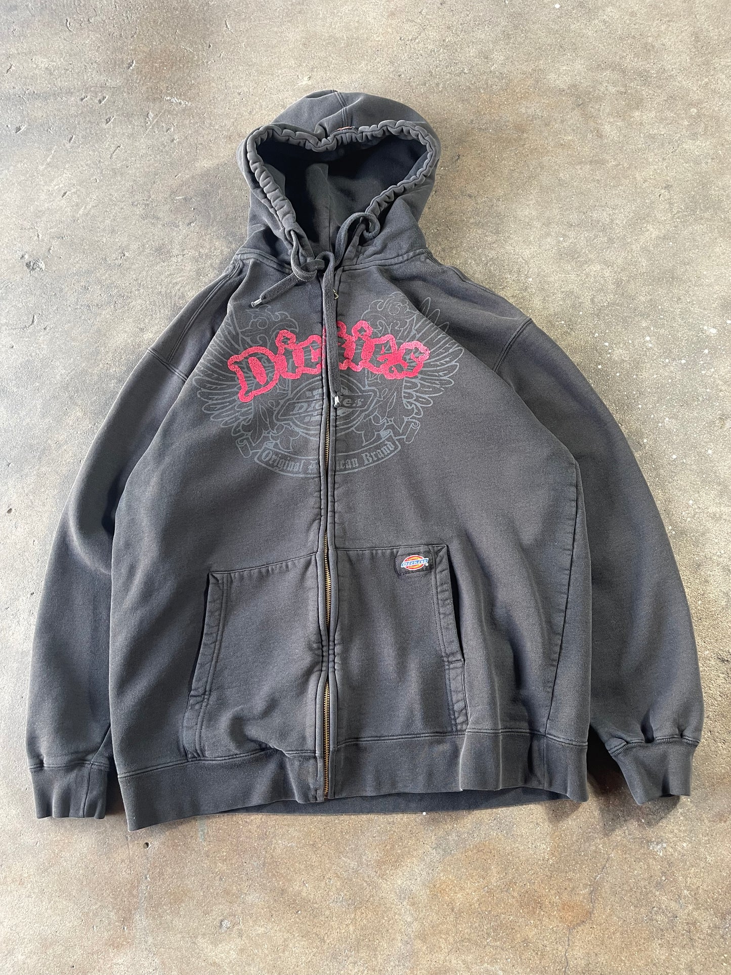 00’s Black Dickies Zip Up Medium