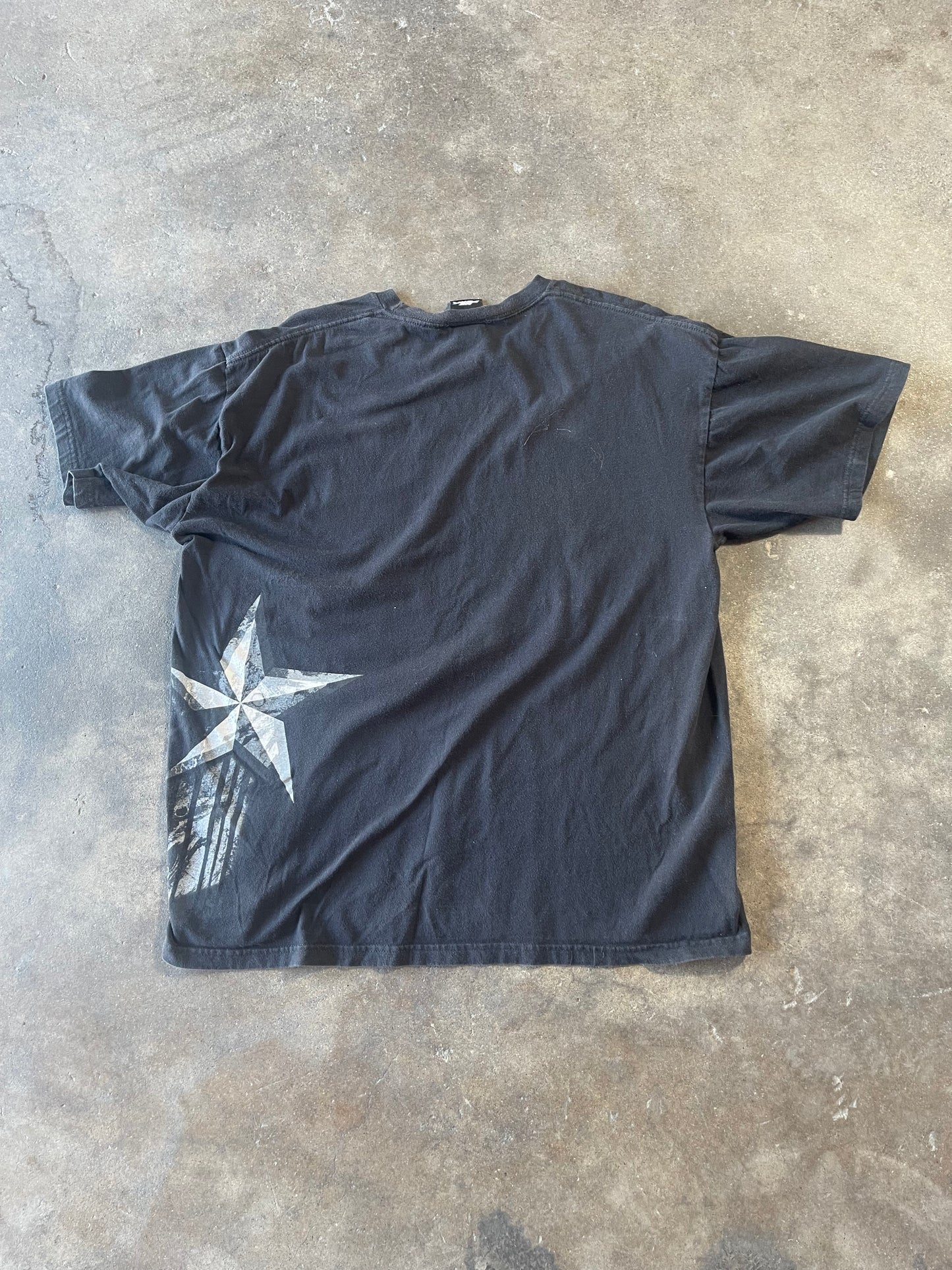 Black No Fear Star Shirt XL