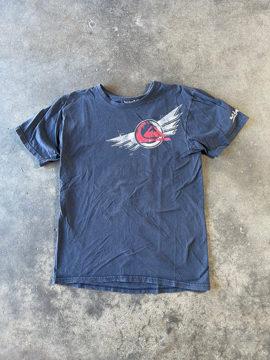 Dark Blue Quiksilver T Medium