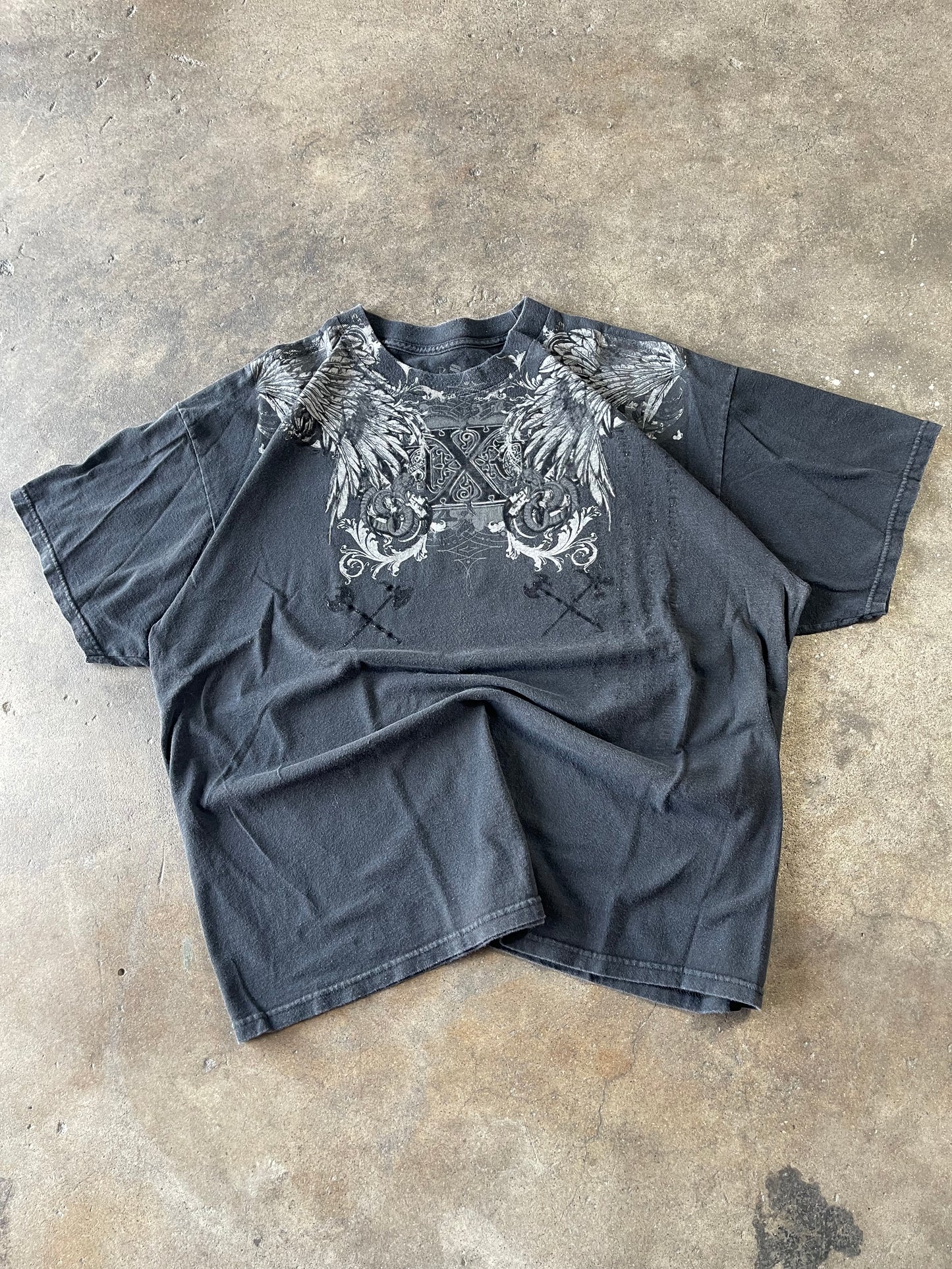 00’s Black Raw Shirt 2XL