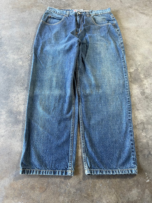 Baggy Anchor Blue Jeans 36x30