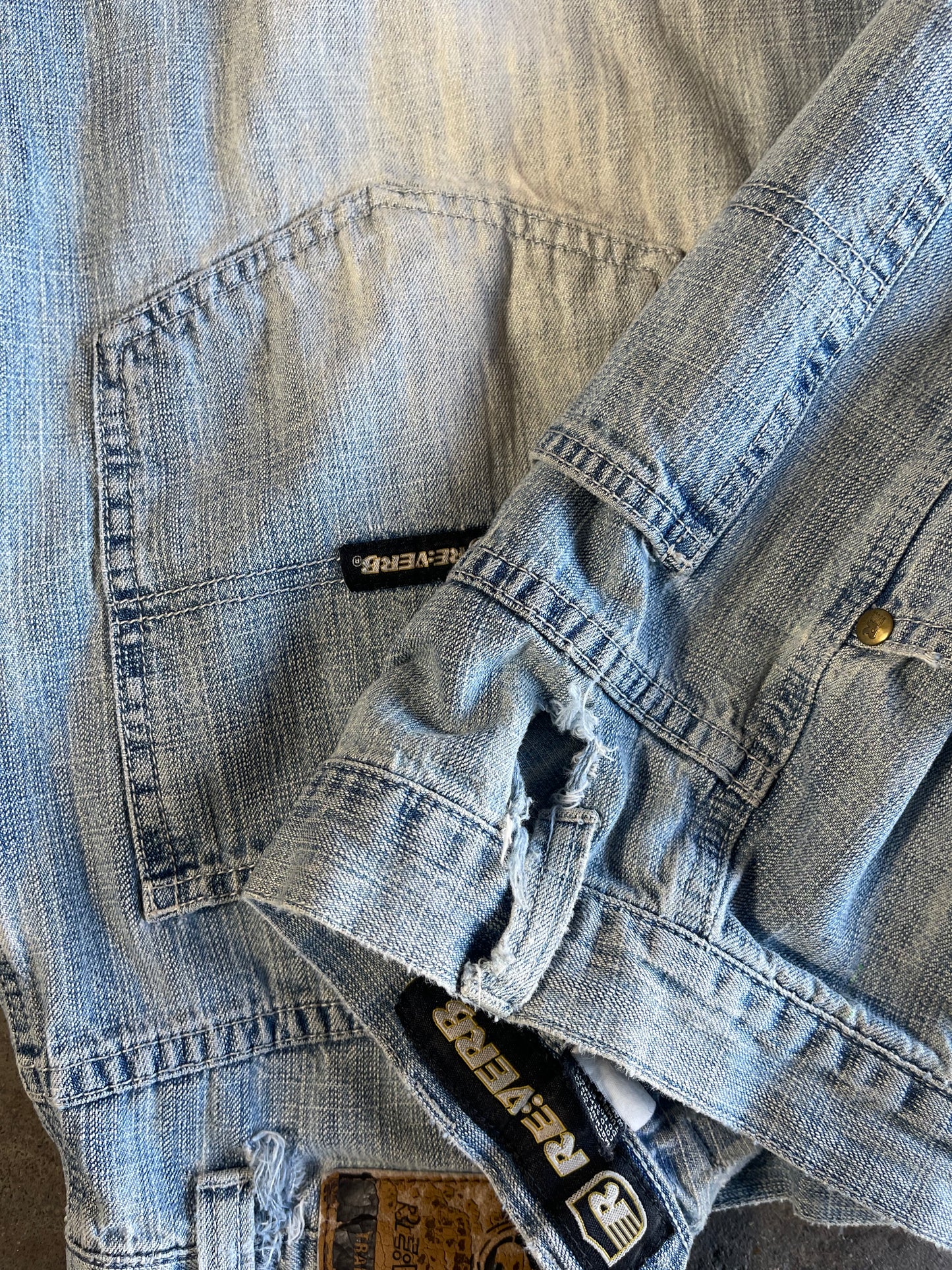 00’s Distressed Reverb Jeans 34x28