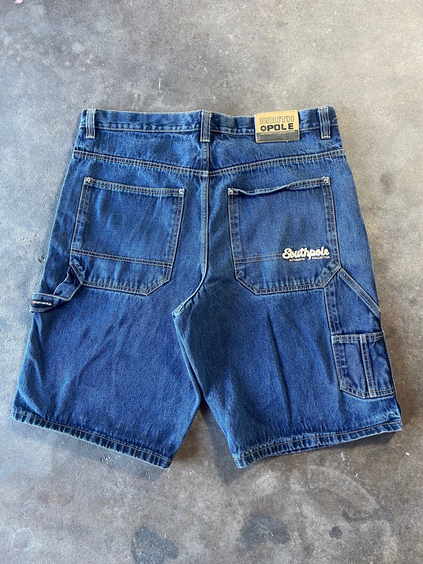 Baggy Blue Cargo Southpole Jorts 40