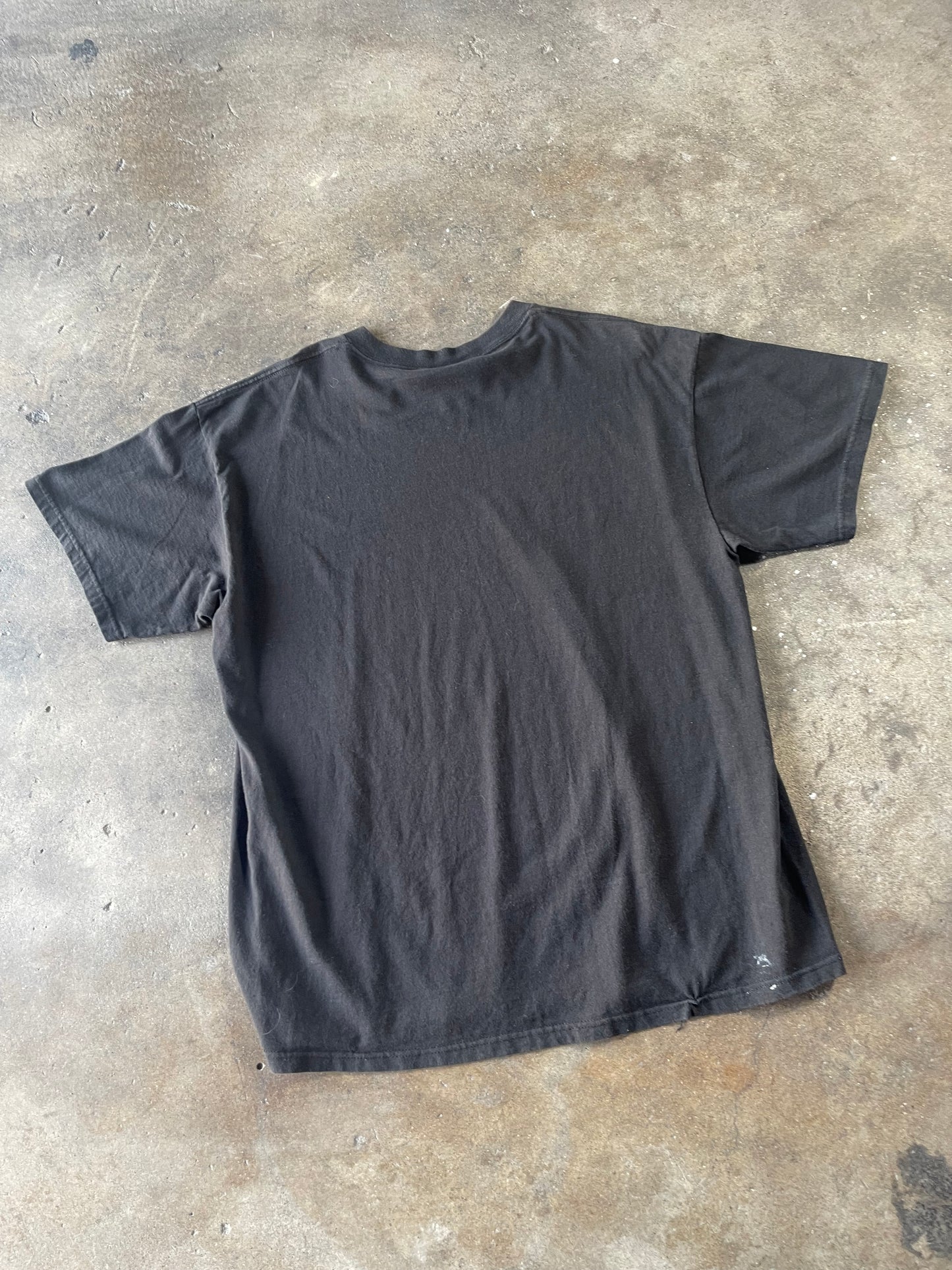 Vintage Black Word Shirt XL