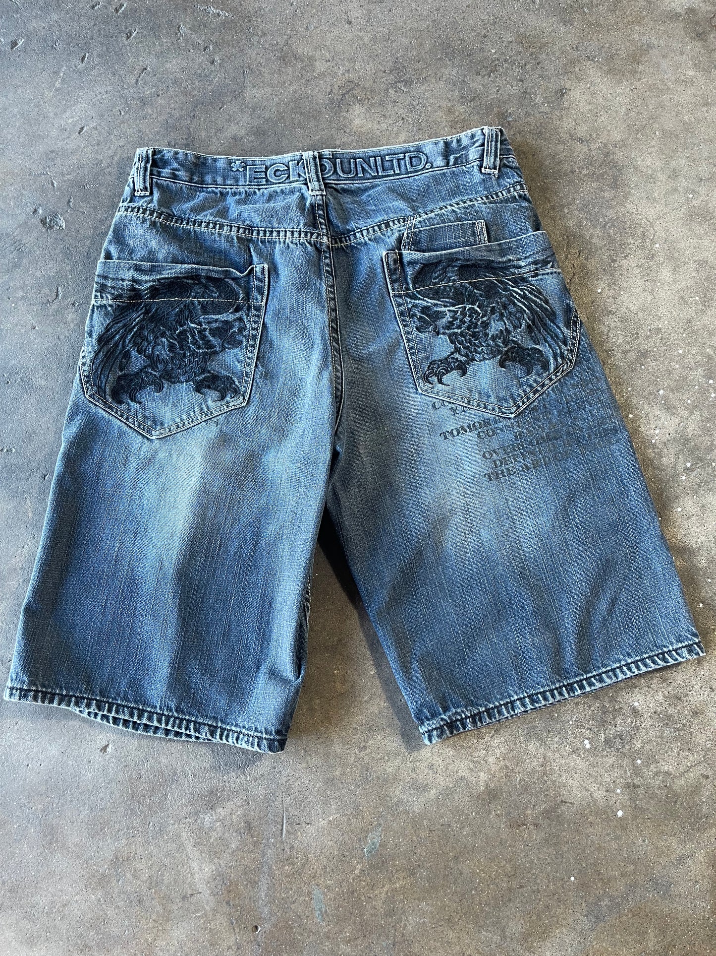 00’s Dark Wash Ecko Jorts 32