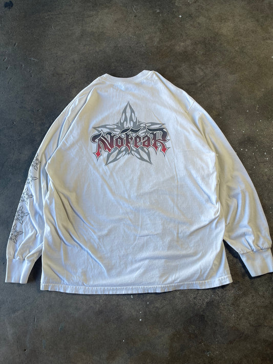 00’s White NoFear LongSleeve XL