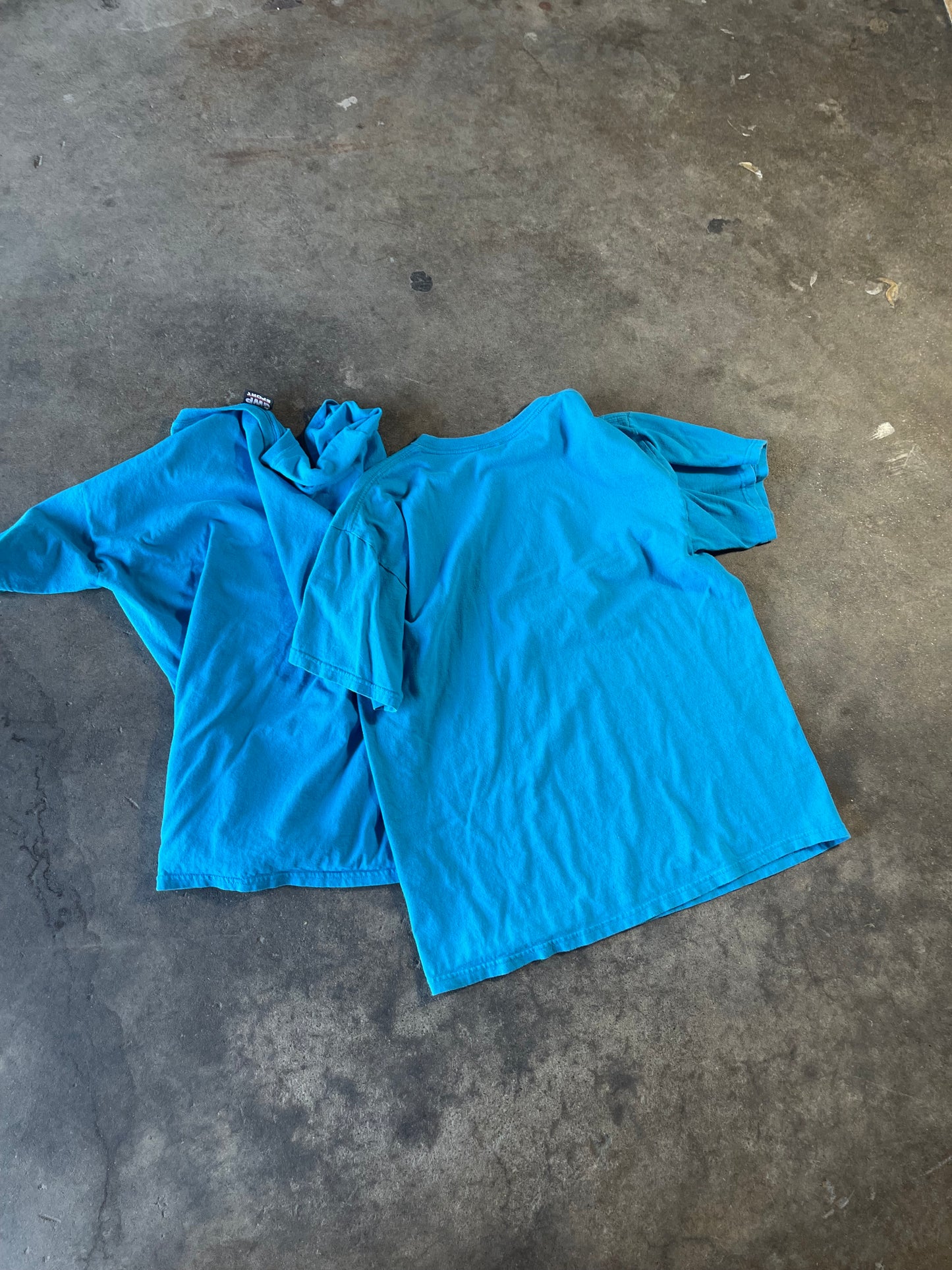 Twin Blue Y2K Shirts Medium