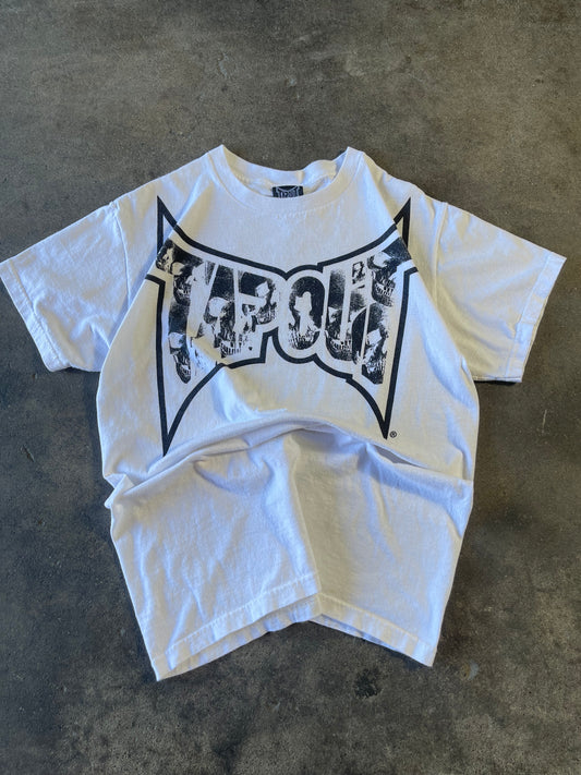 00’s White Tapout Shirt Medium