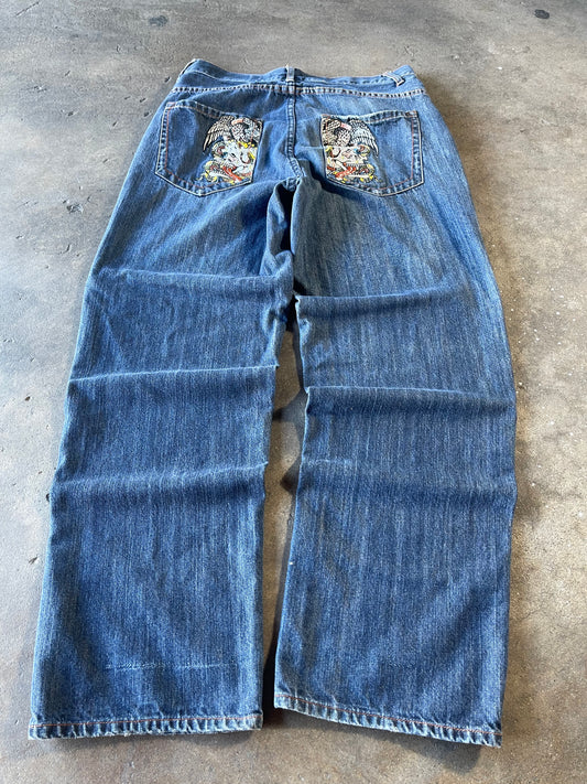 00’s Ed Hardy Jeans 34x32