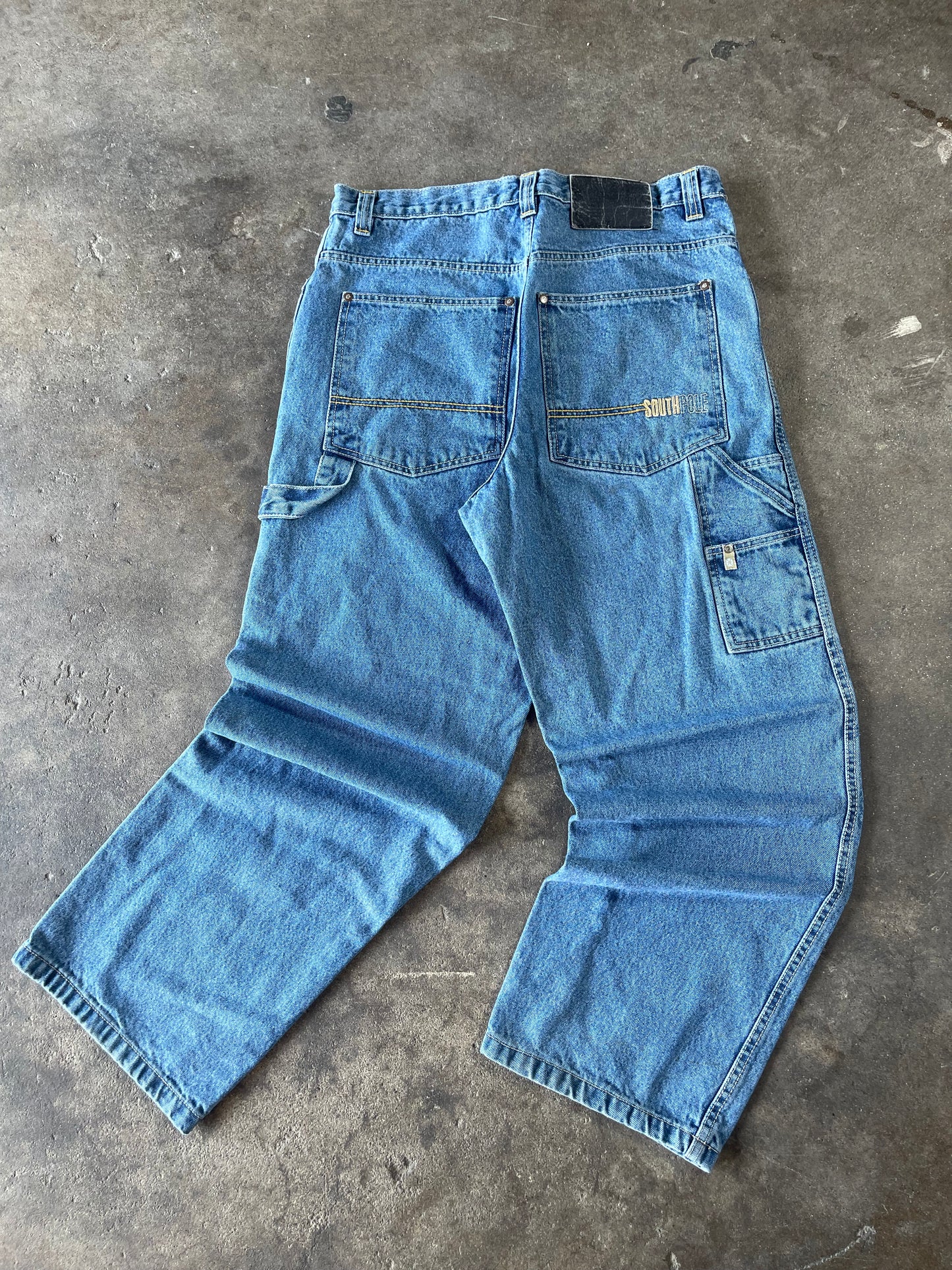 00’s Baggy Blue Carpenter Southpole Jeans 34x32