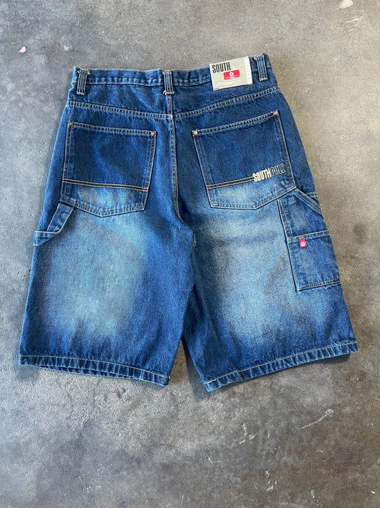 Baggy Blue Cargo Southpole Jorts 36