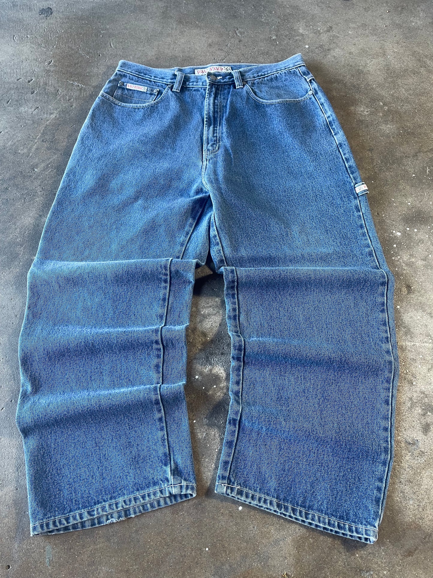 00’s Raw Edge Baggy Jeans 36x30