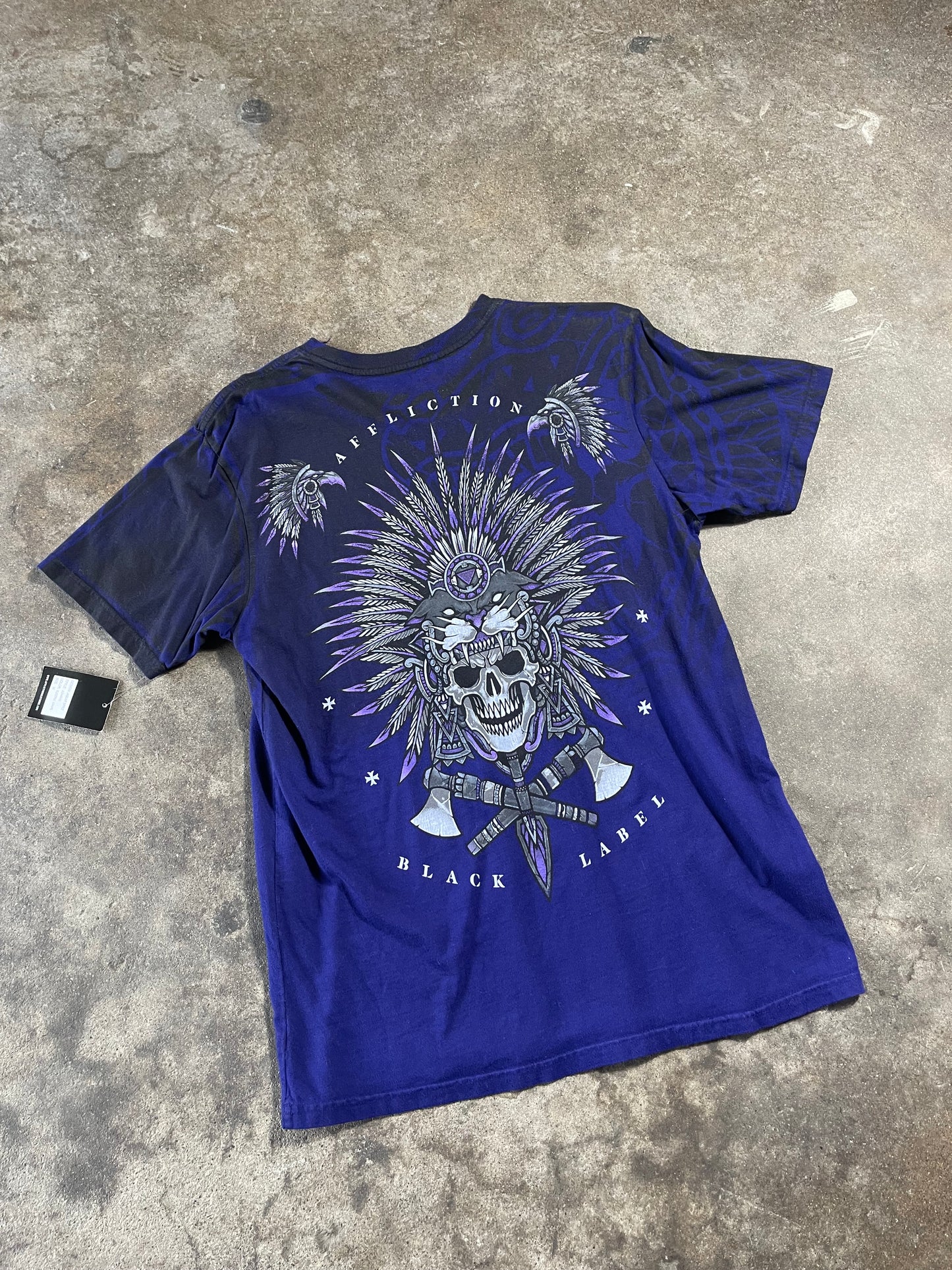 DS Purple Affliction Shirt Medium