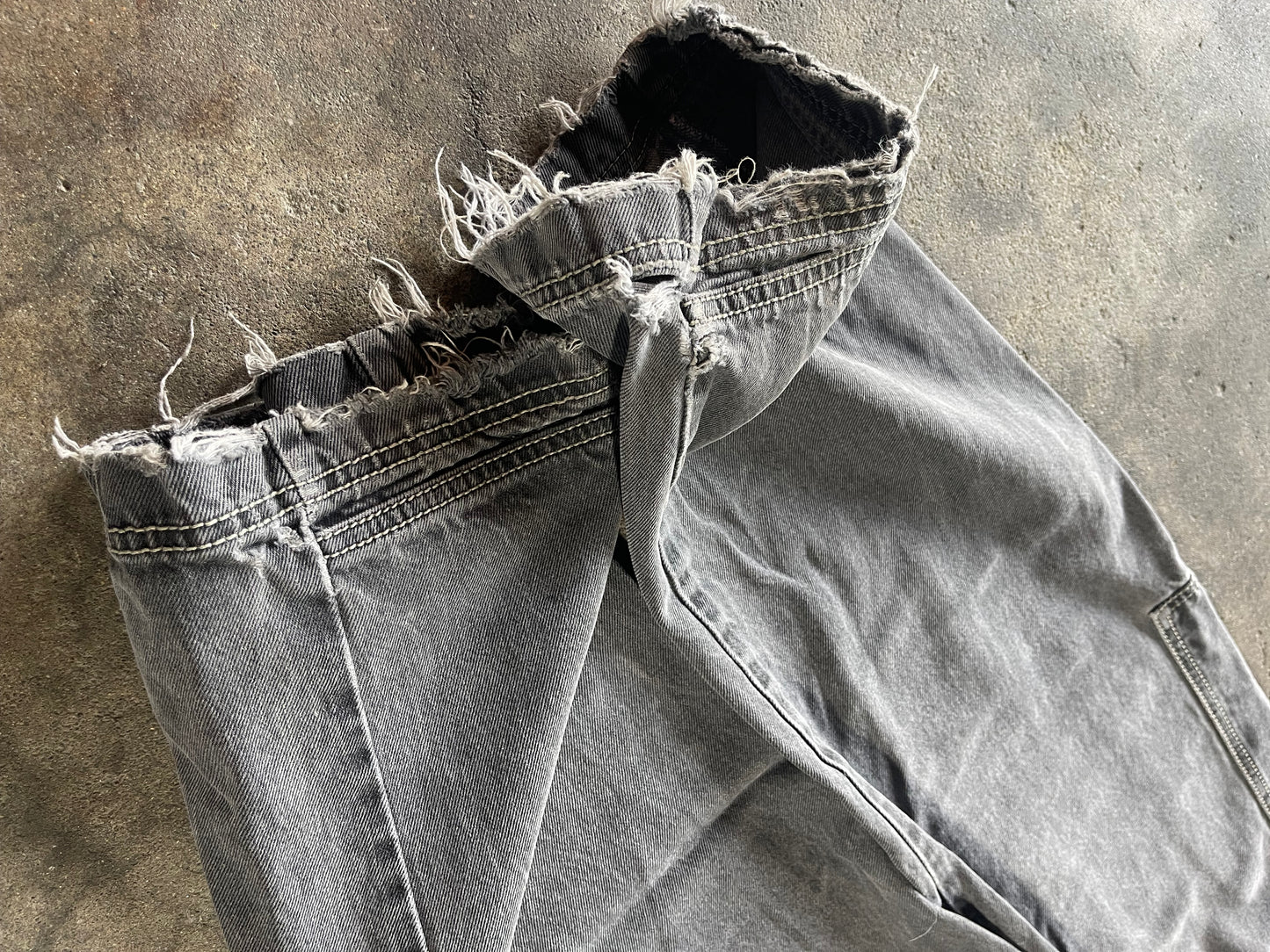 Gray Sideout Carpenter Jeans 32x32