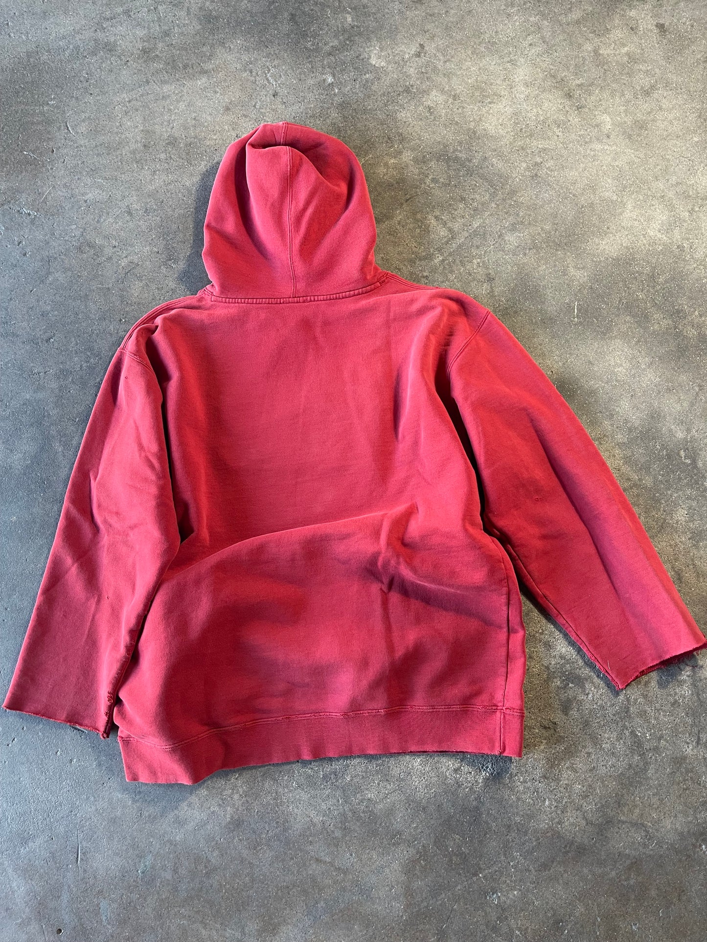 Vintage Cherry Red Vans Hoodie Large