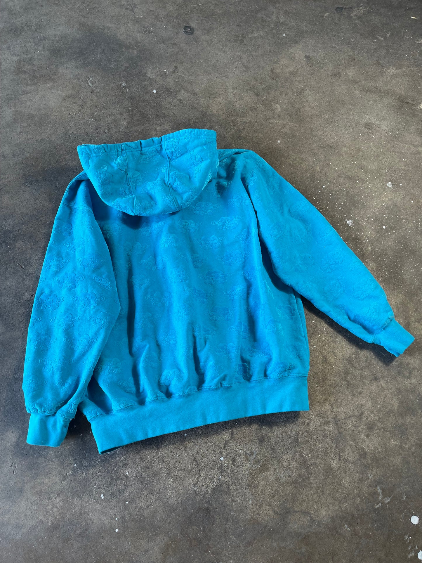 00’s Cyan Blue Shady Zip Up XL