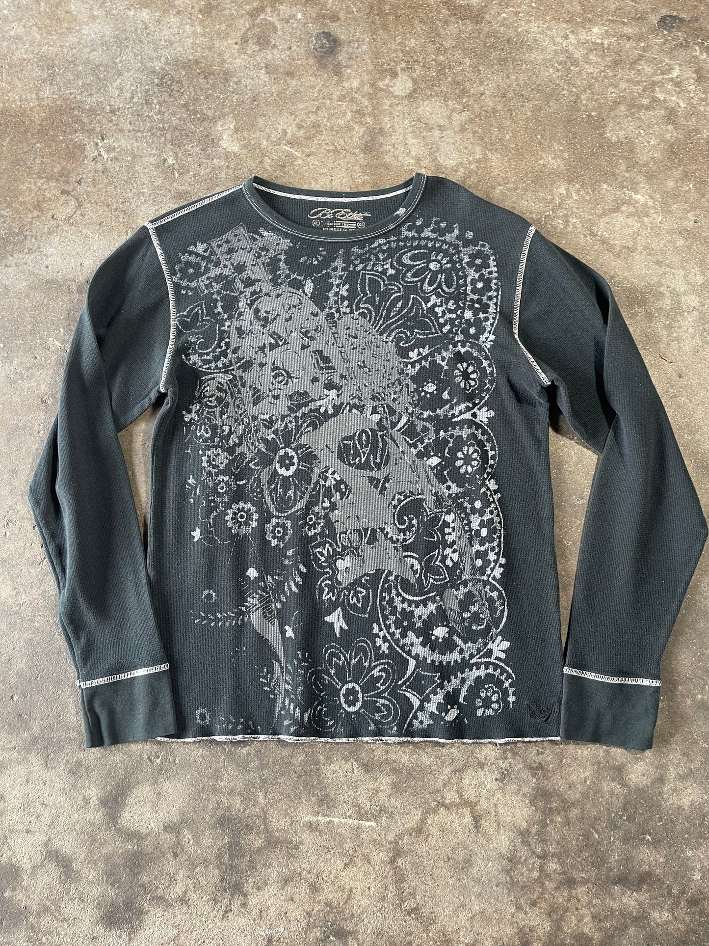 Black Reverse Stitch Thermal XL