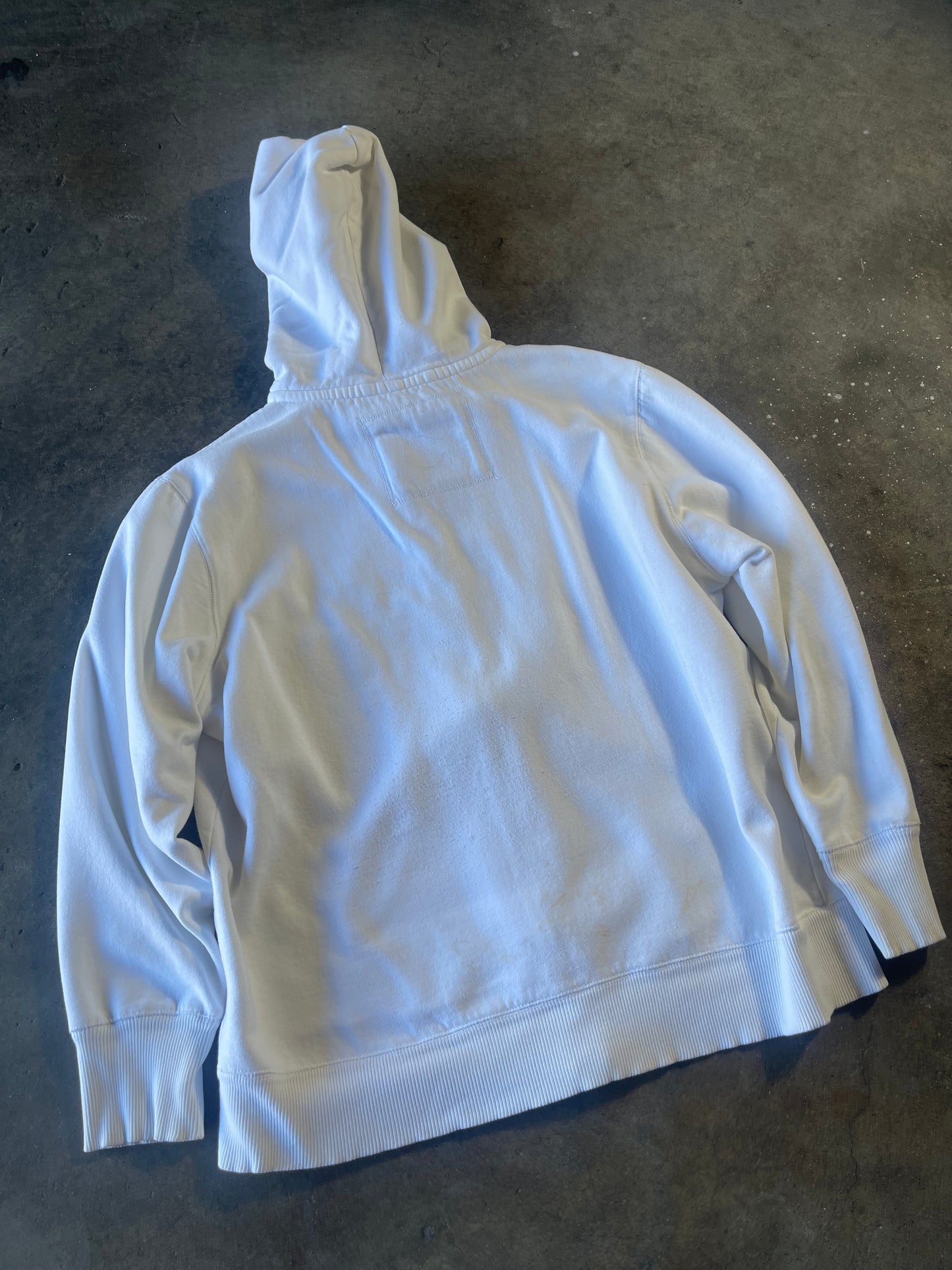 00’s White Italia Zip Up 2XL