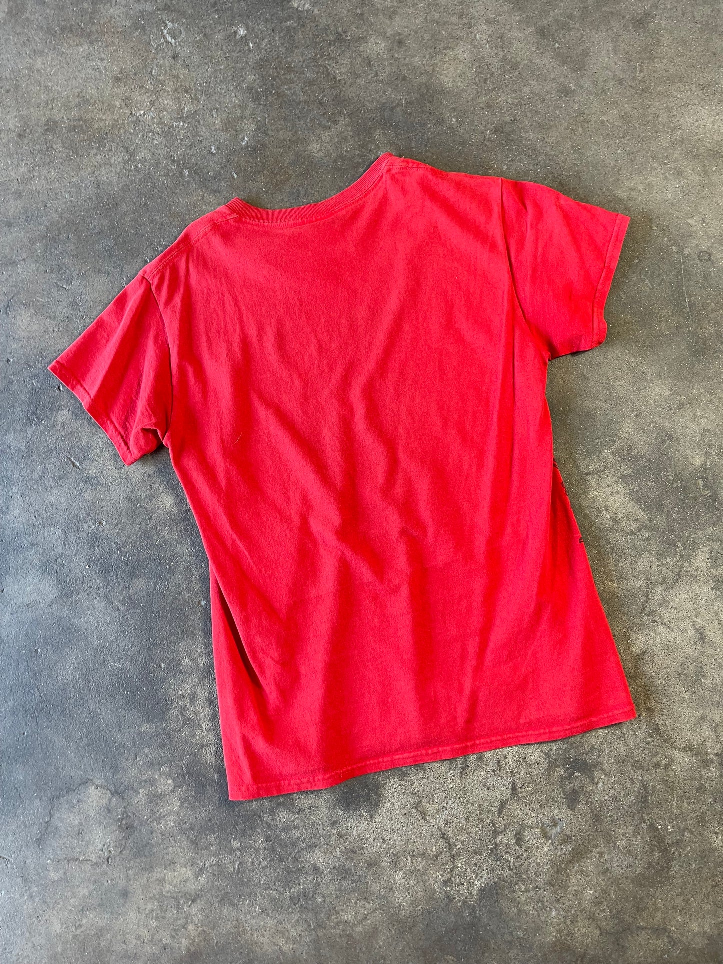 00’s Cherry Red Skull Shirt Small