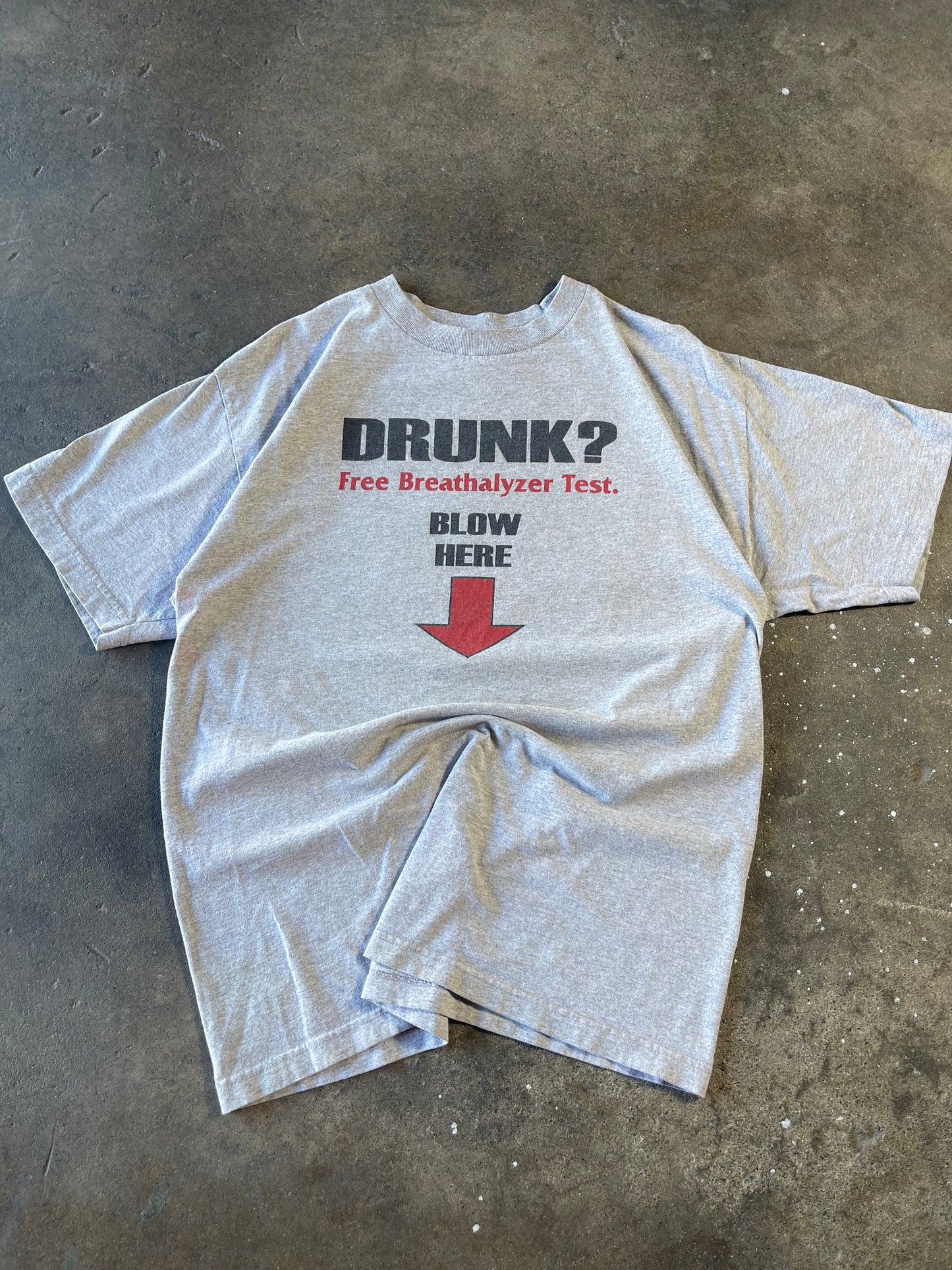 00’s Drunk? Humor Shirt Large