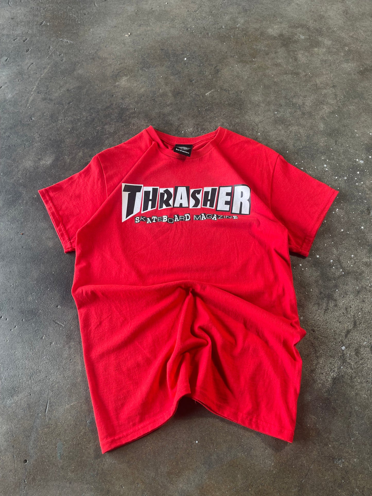 00’s Strawberry Red Thrasher Shirt Medium