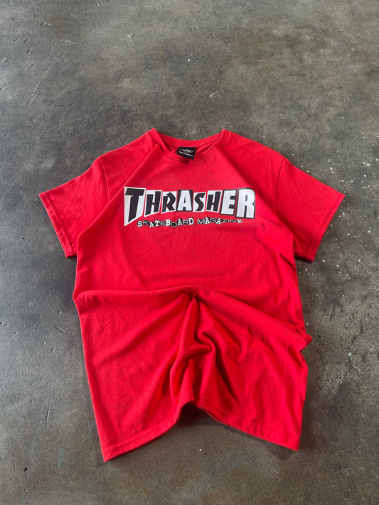 00’s Strawberry Red Thrasher Shirt Medium