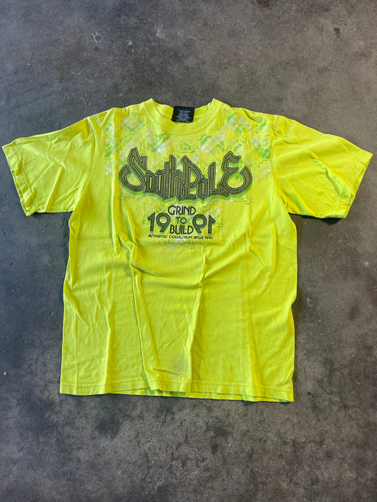 Neon Green Southpole Shirt Mediu