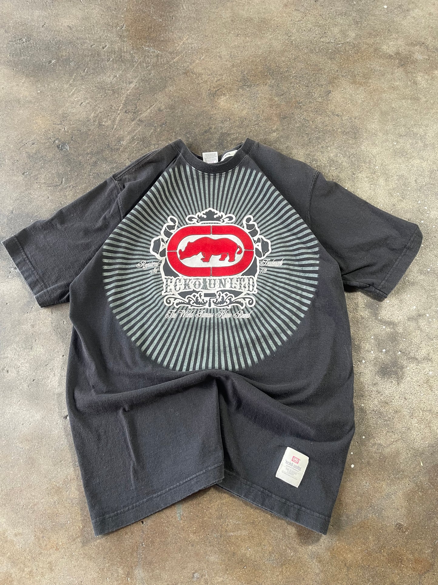 00’s Baggy Black Ecko Shirt Large