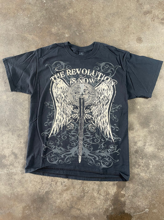 Black Revolution Sword Shirt Large