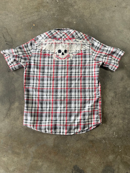 Skull Button Up Large