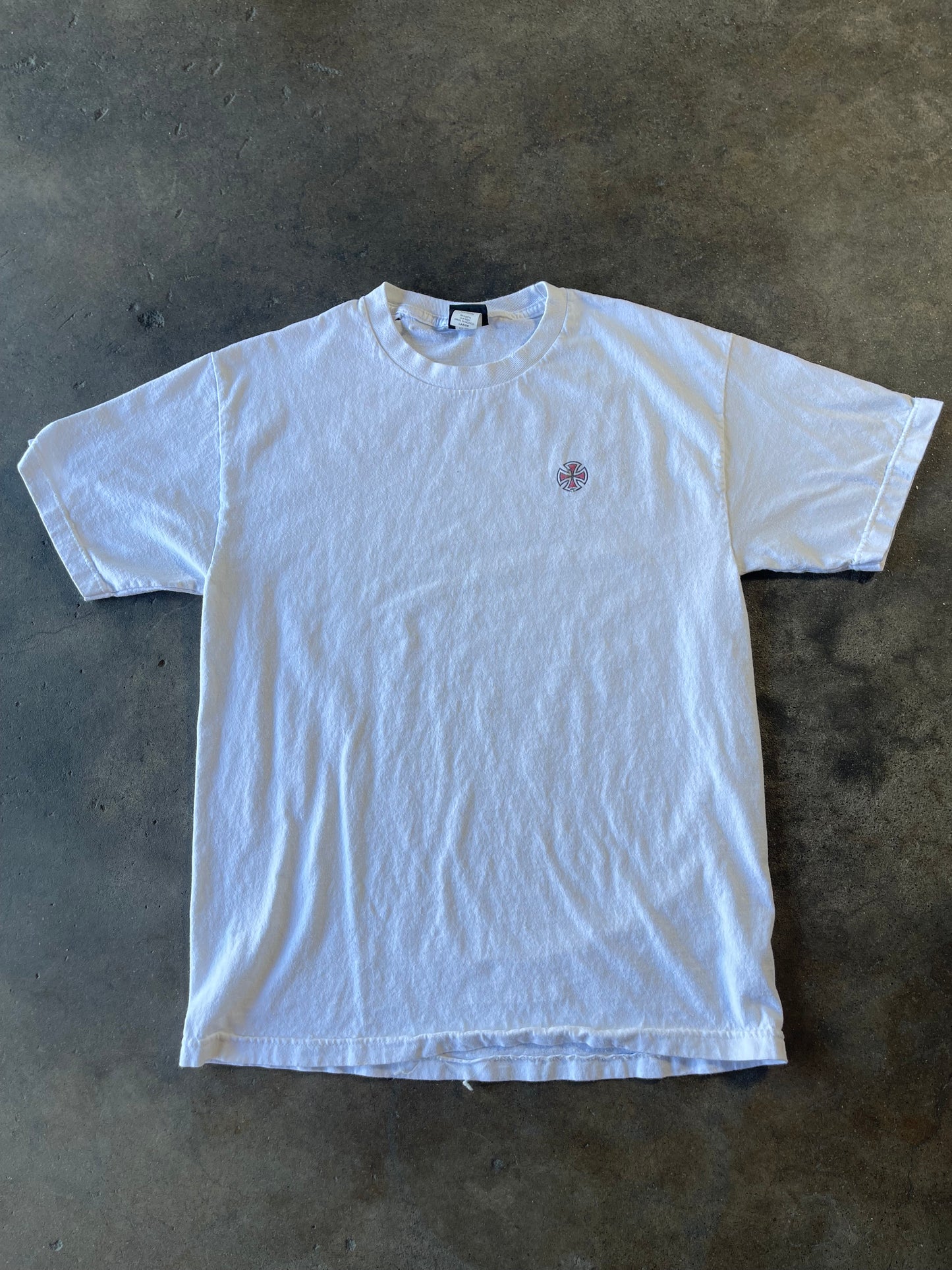 00’s White Independent Shirt Large