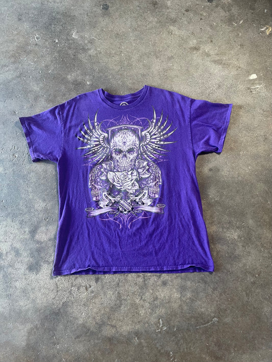 Purple Skull Shirt Large