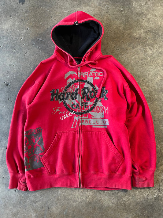 00’s Hard Rock Zip Up Large