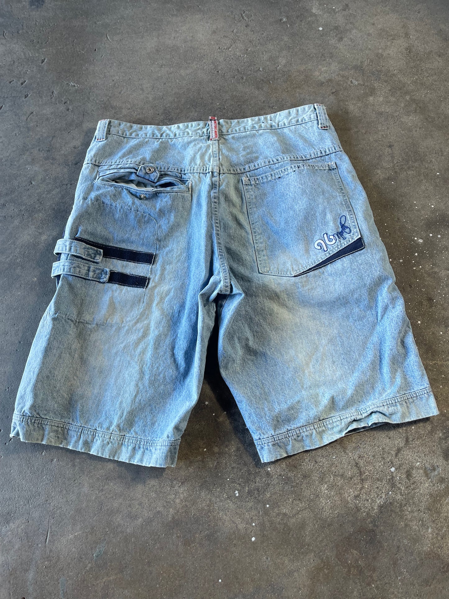 00’s Light Blue 96North Jorts 38