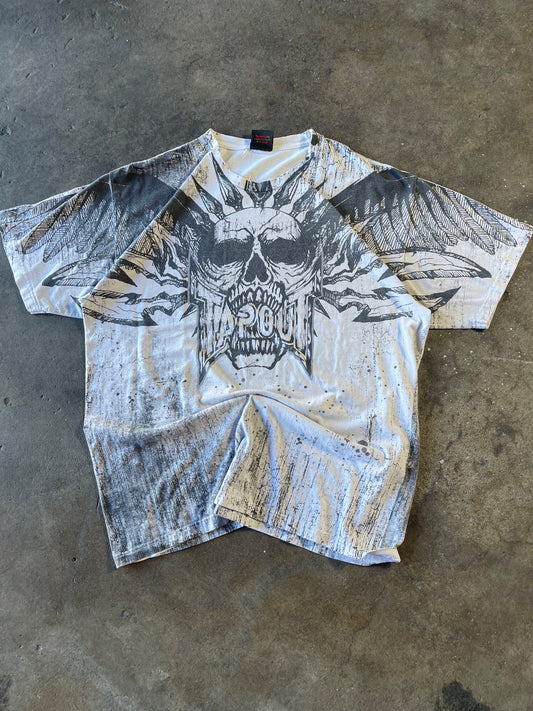 00’s White Tapout Shirt Large