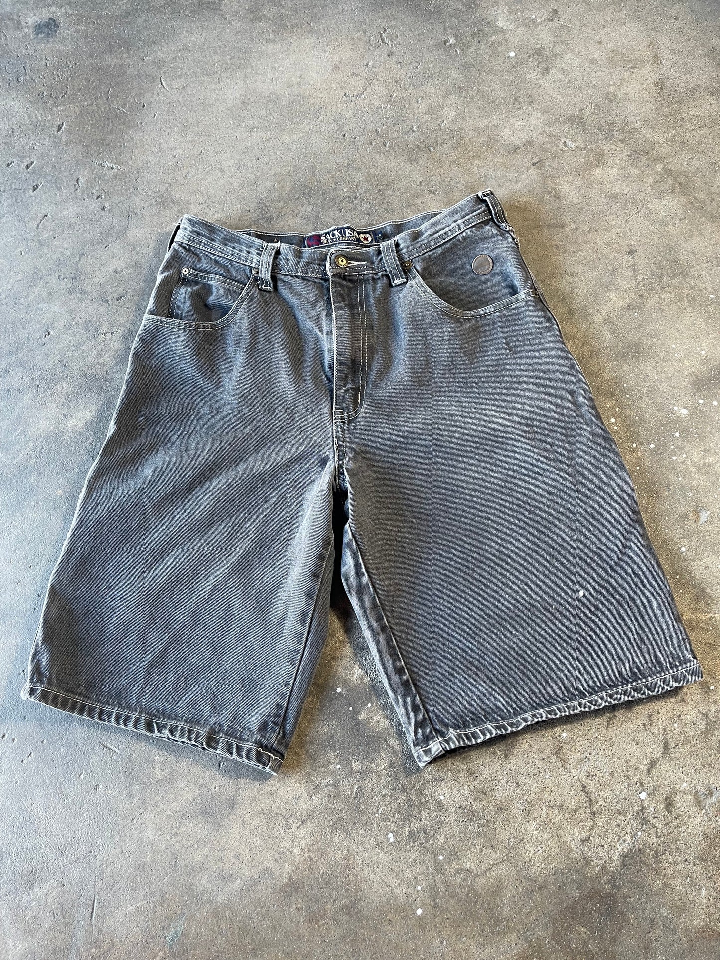 Vintage Gray Sack USA Jorts 34