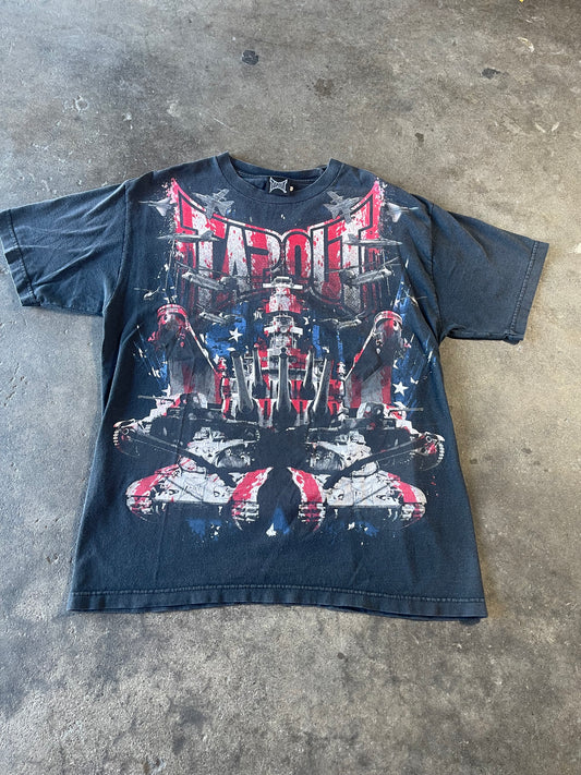 Red White n Blue Tapout Shirt XL