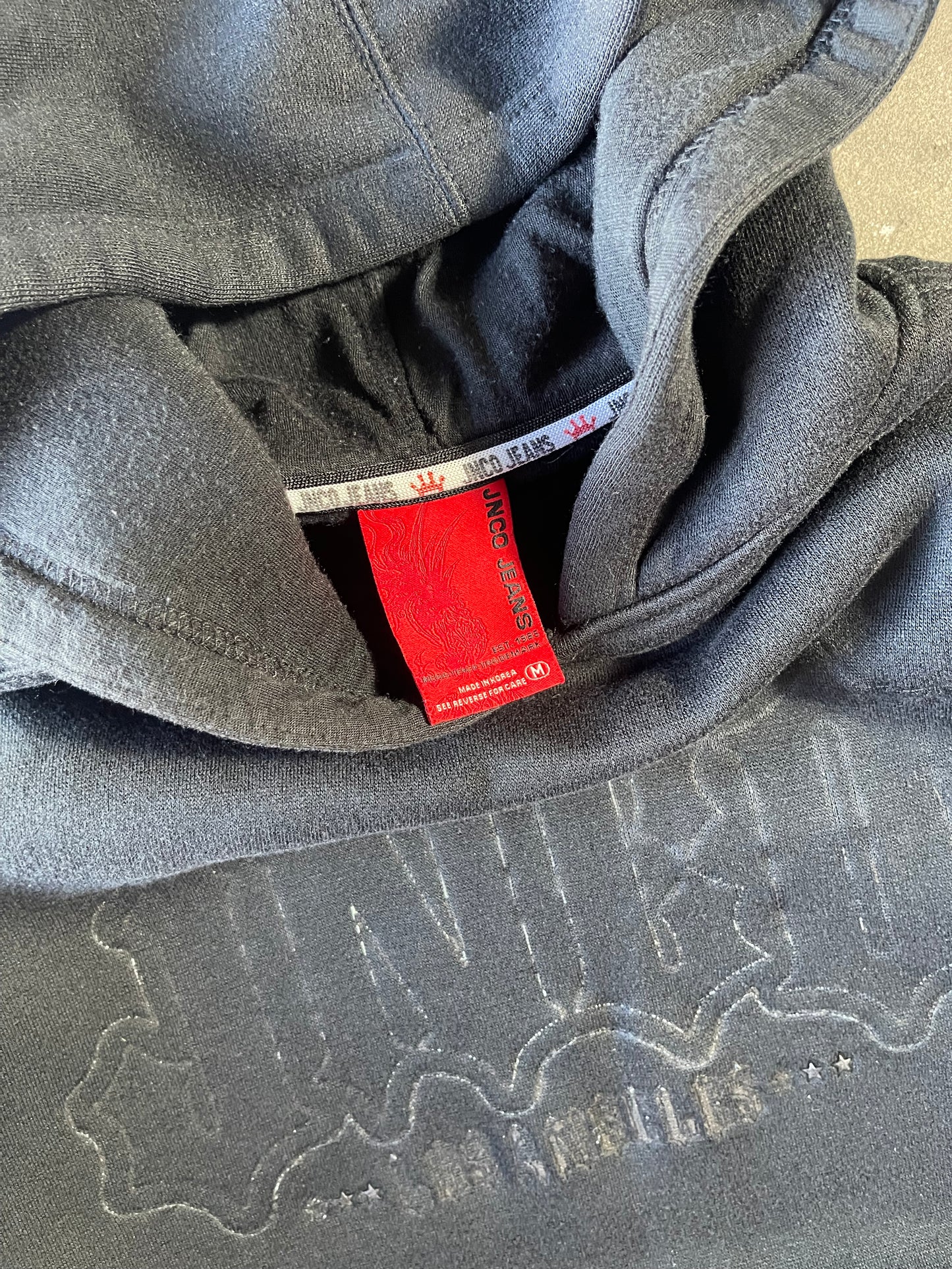 Vintage Black Jnco Hoodie Medium