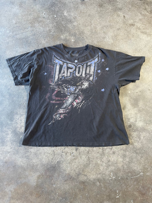 Distressed Eagle Tapout Tee XL