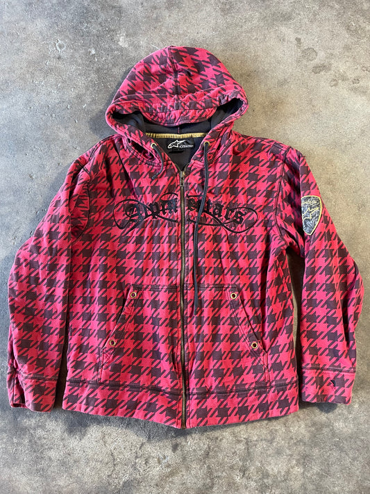 Red Alpine Zip Up Large