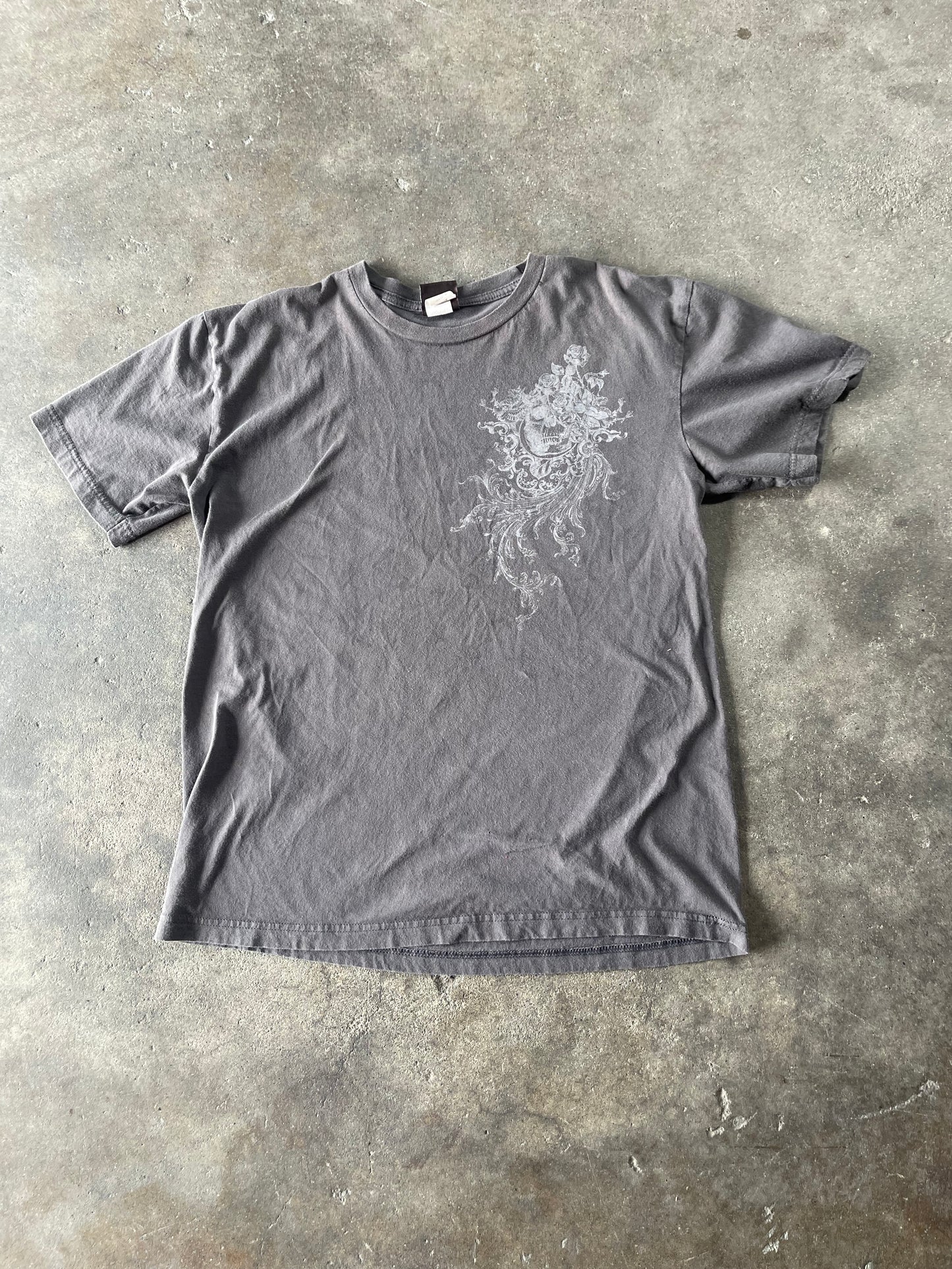 Gray Skull Point Zero T Large