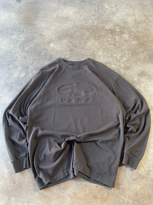 Vintage Black Vans Long sleeve XL