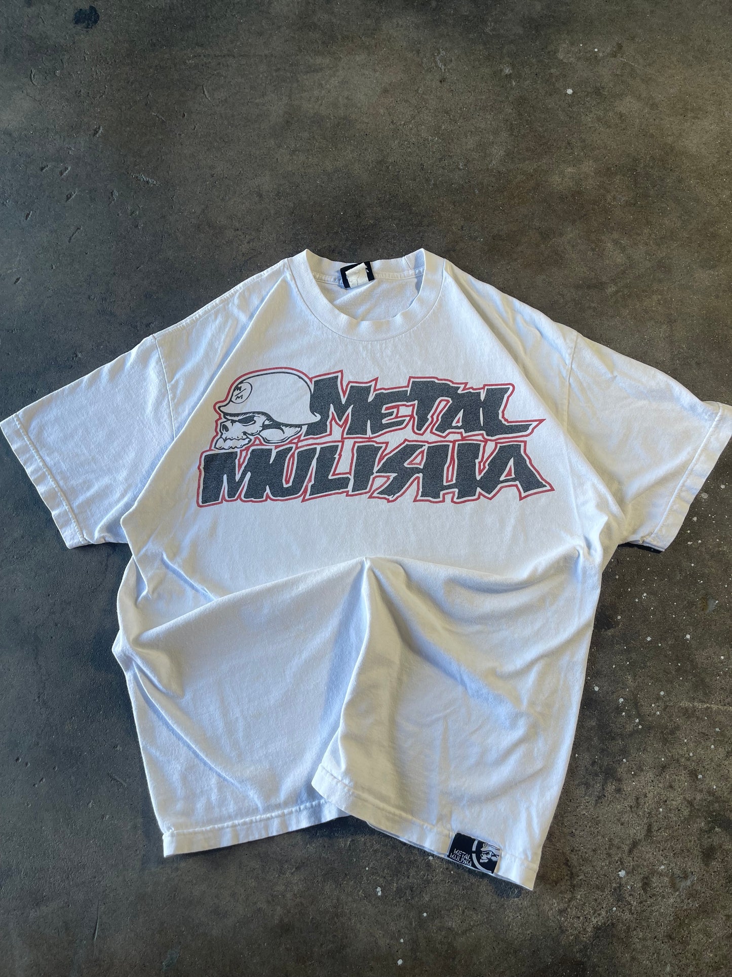 00’s White Metal Mulisha Shirt XL