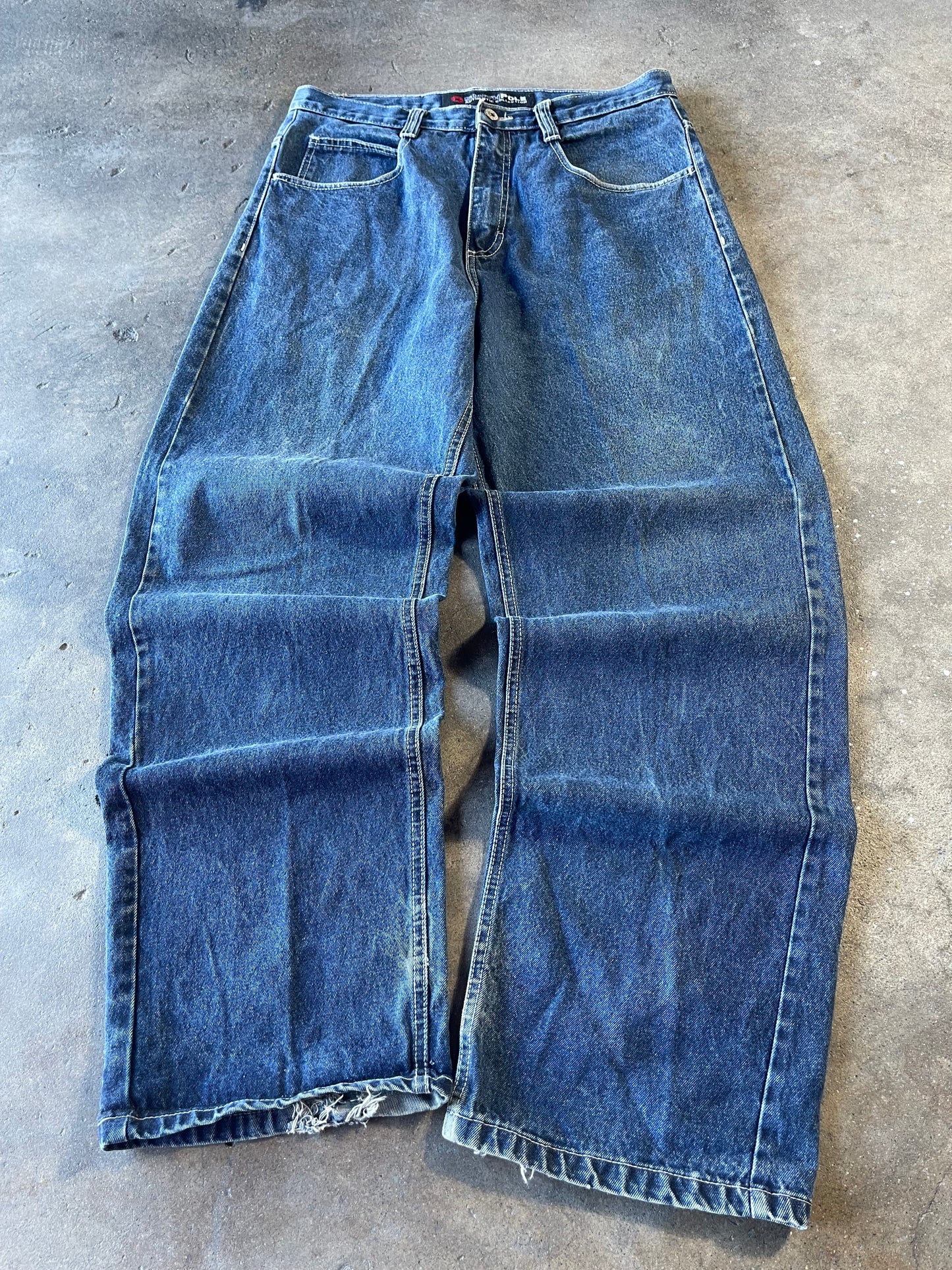 00’s Blue Baggy Southpole Jeans 34x32