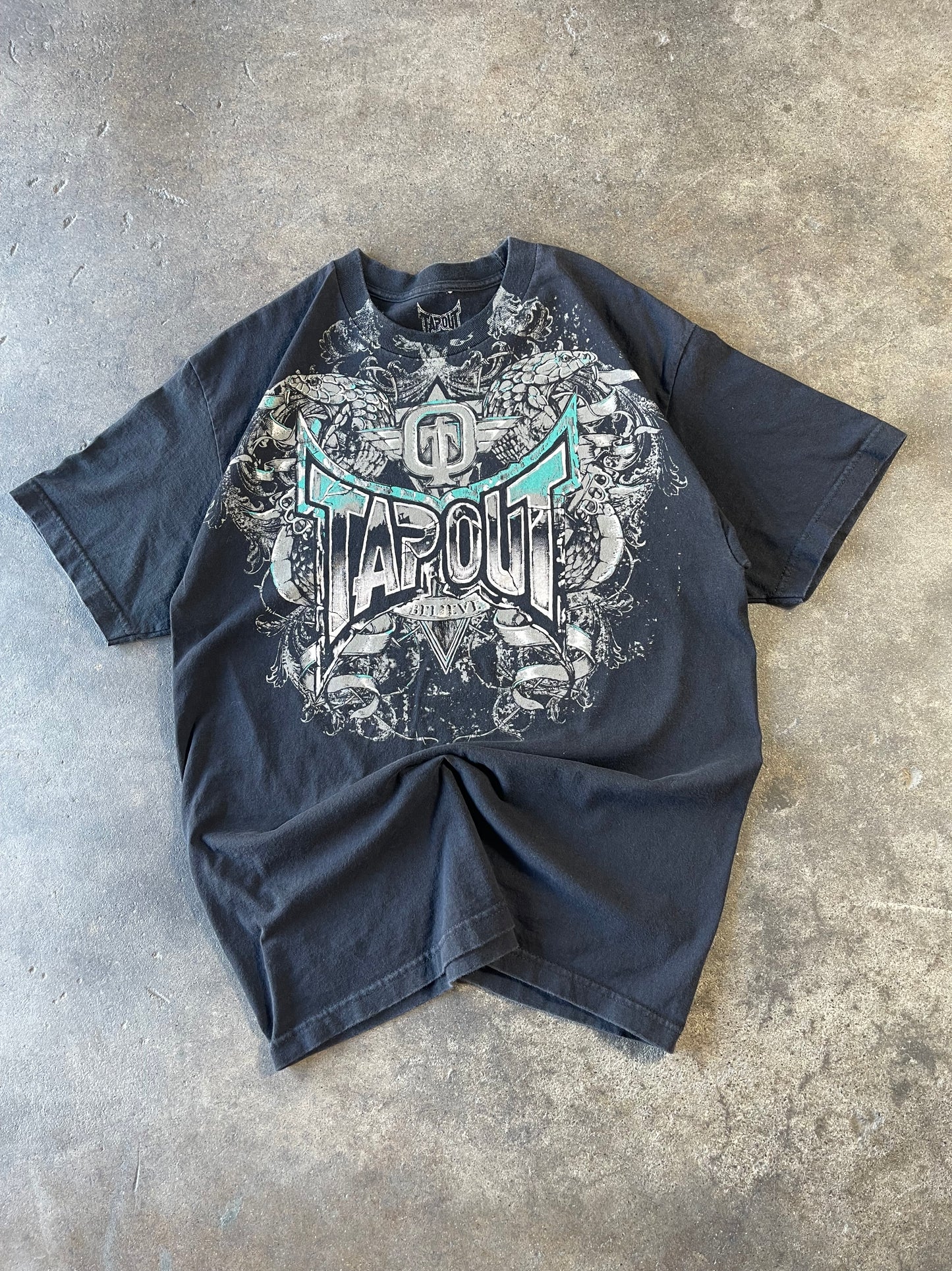 00’s Black Tapout Shirt Large