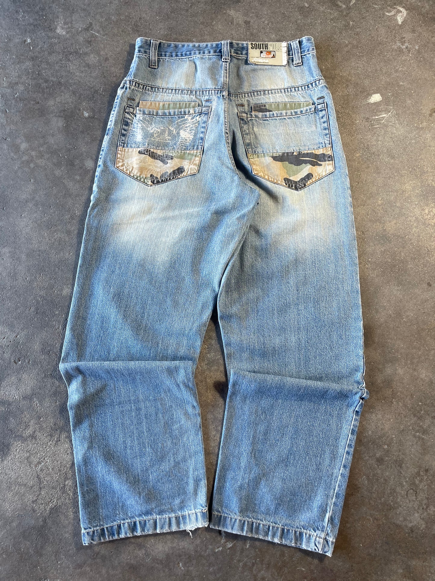 Baggy Camo Southpole Jeans 32x32