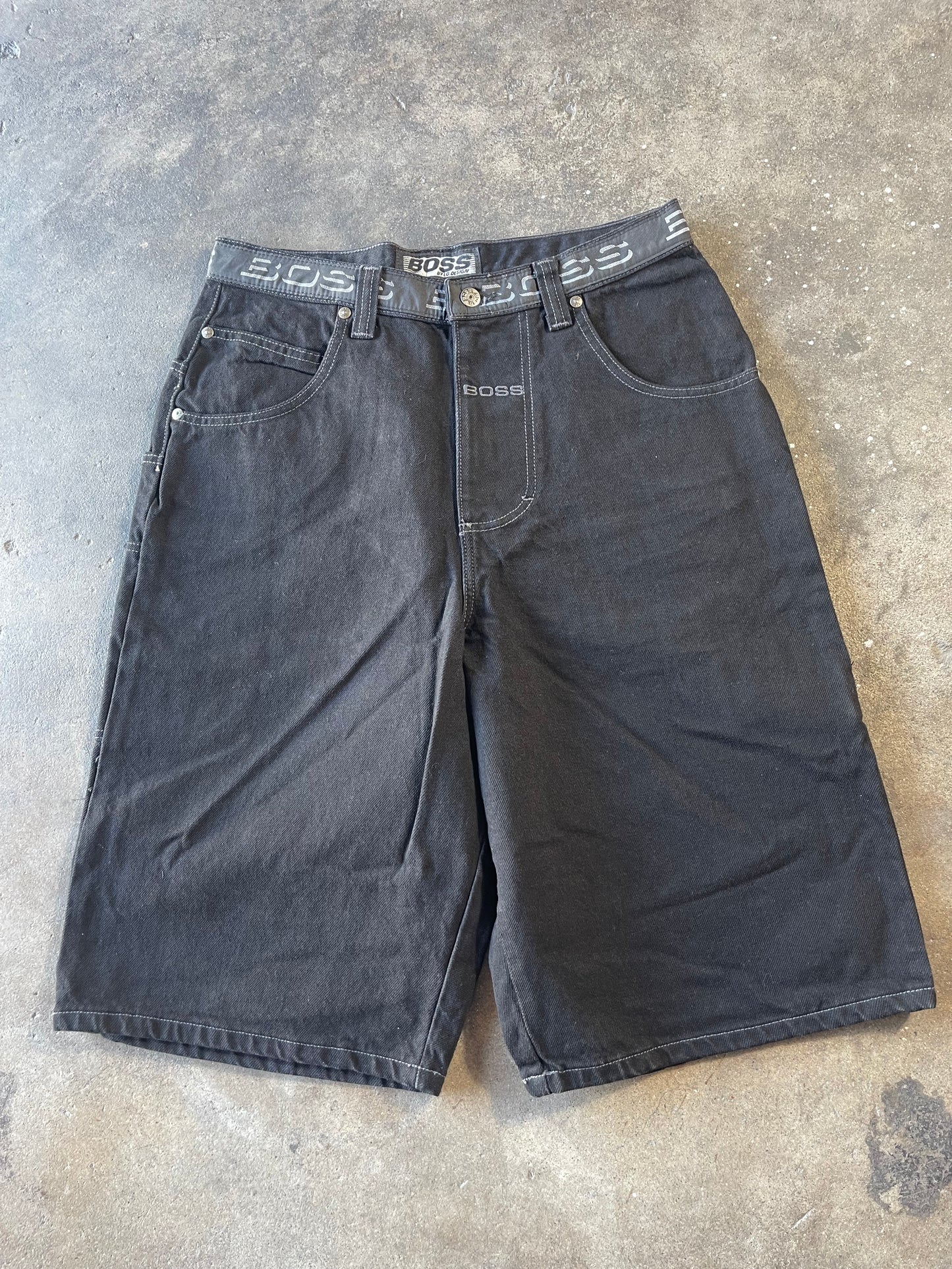 00’s Old Stock Black Boss Jorts 34