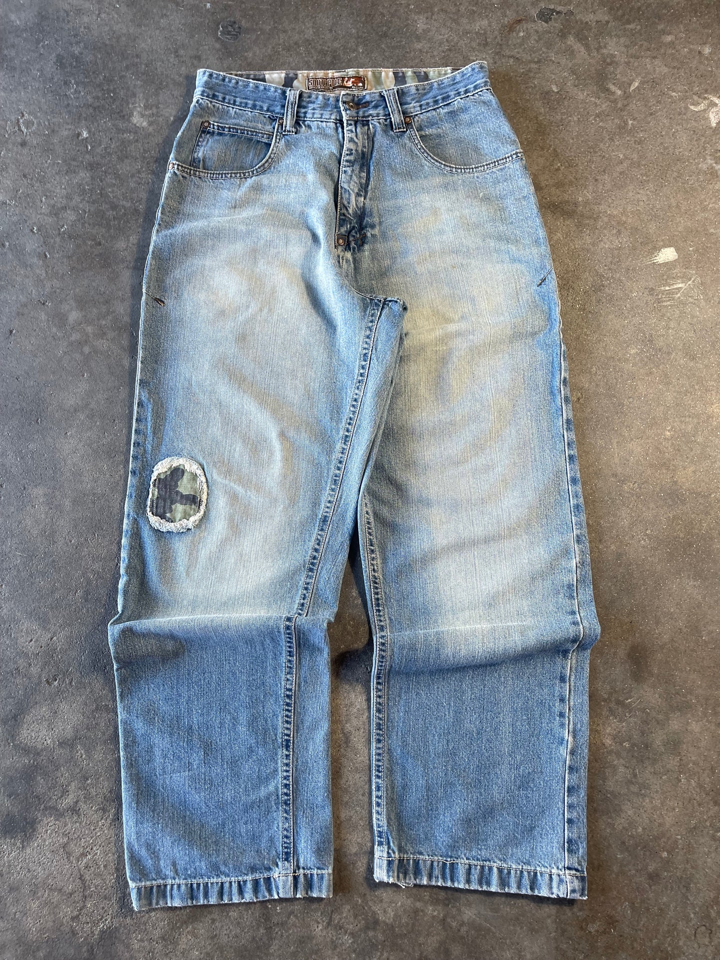 Baggy Camo Southpole Jeans 32x32
