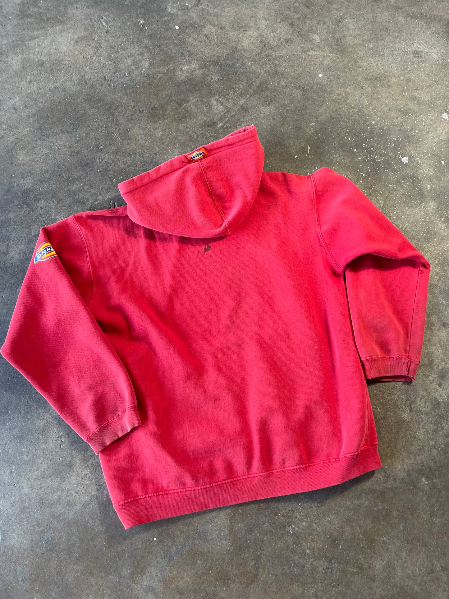 00’s Cherry Red Dickies Hoodie Medium